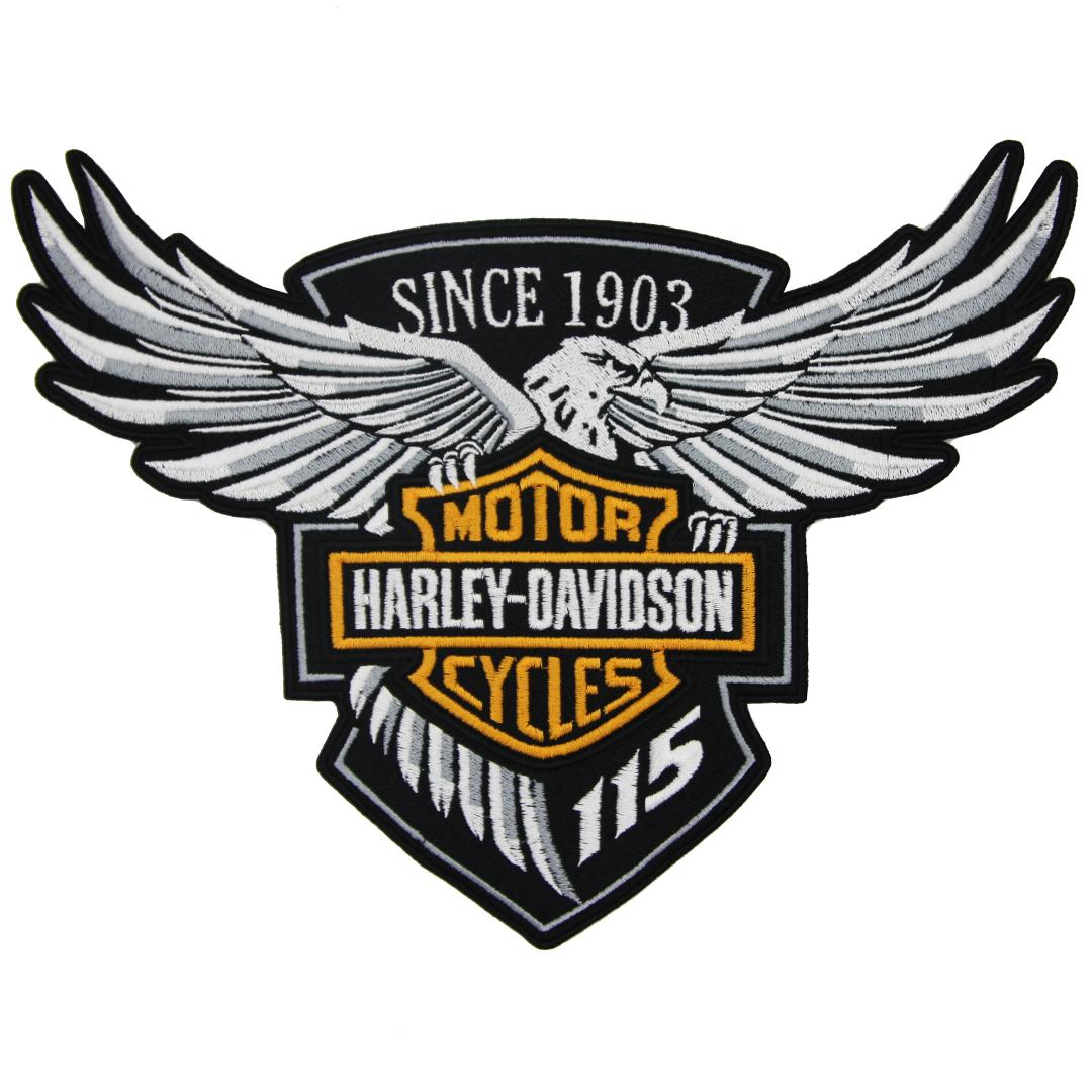 Нашивка, патч, шеврон "Орел Harley Davidson Since 1903" 265x200mm PTC020