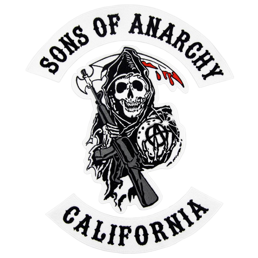 Нашивка, патч, шеврон (комплект из 3 шт.) "Sons Of Anarchy" PTC028