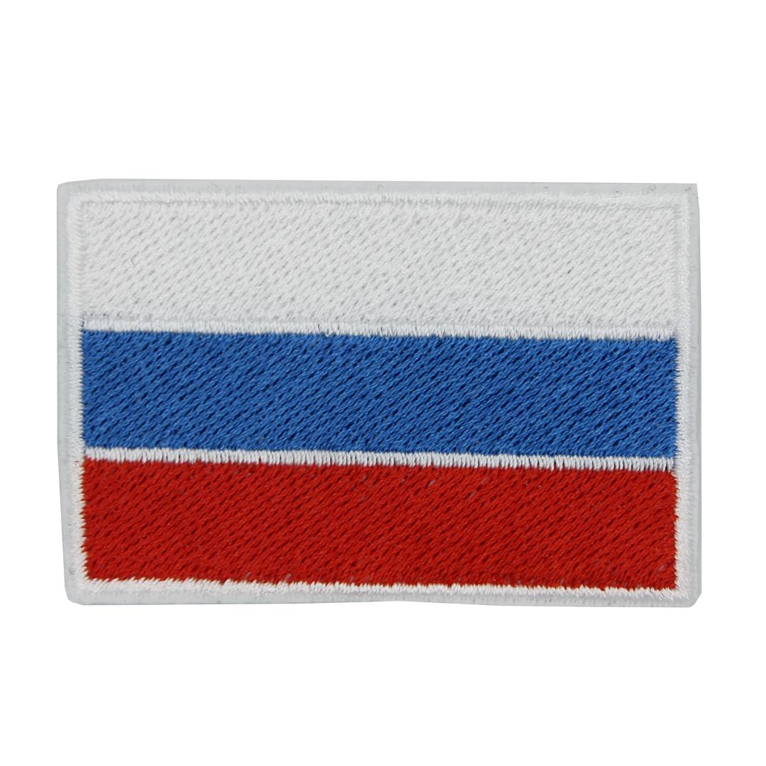 Нашивка, патч, шеврон "Флаг России" 60x40mm PTC005