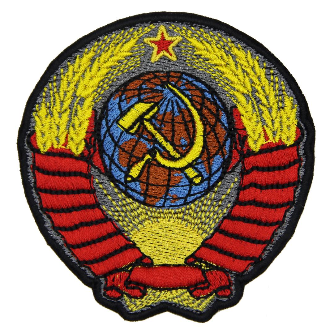 Нашивка, патч, шеврон "Герб СССР" 78x80mm PTC011