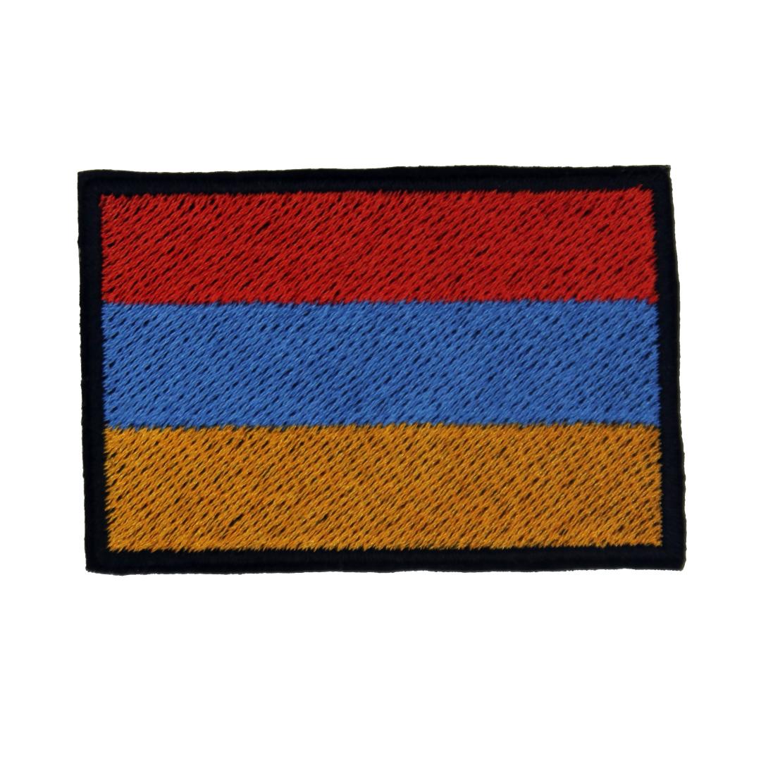 Нашивка, патч, шеврон "Флаг Армении" 60x40mm PTC031