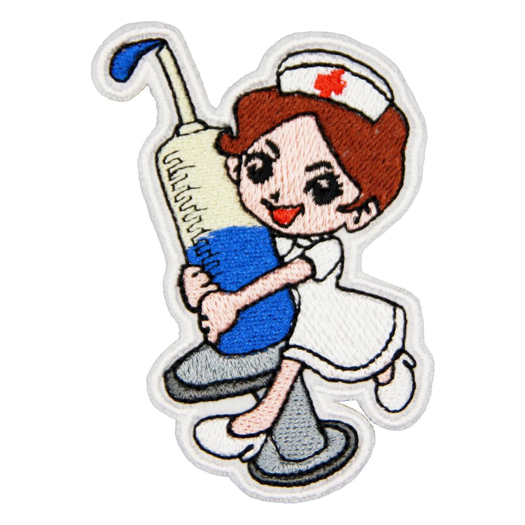 Нашивка, патч, шеврон "Медсестра" 55x80mm PTC163