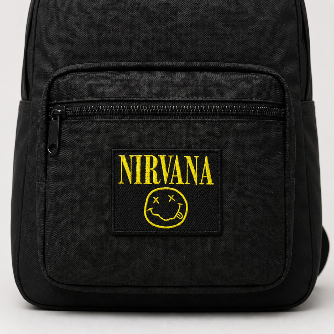 Нашивка, патч, шеврон "Nirvana" 70x55mm PTC177