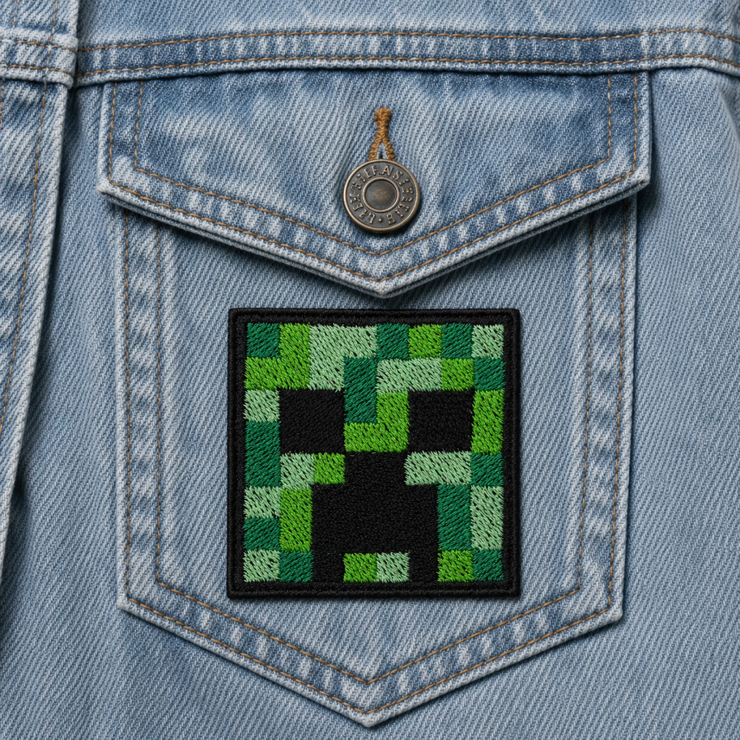 Нашивка, патч, шеврон "Minecraft" 50x50mm PTC187