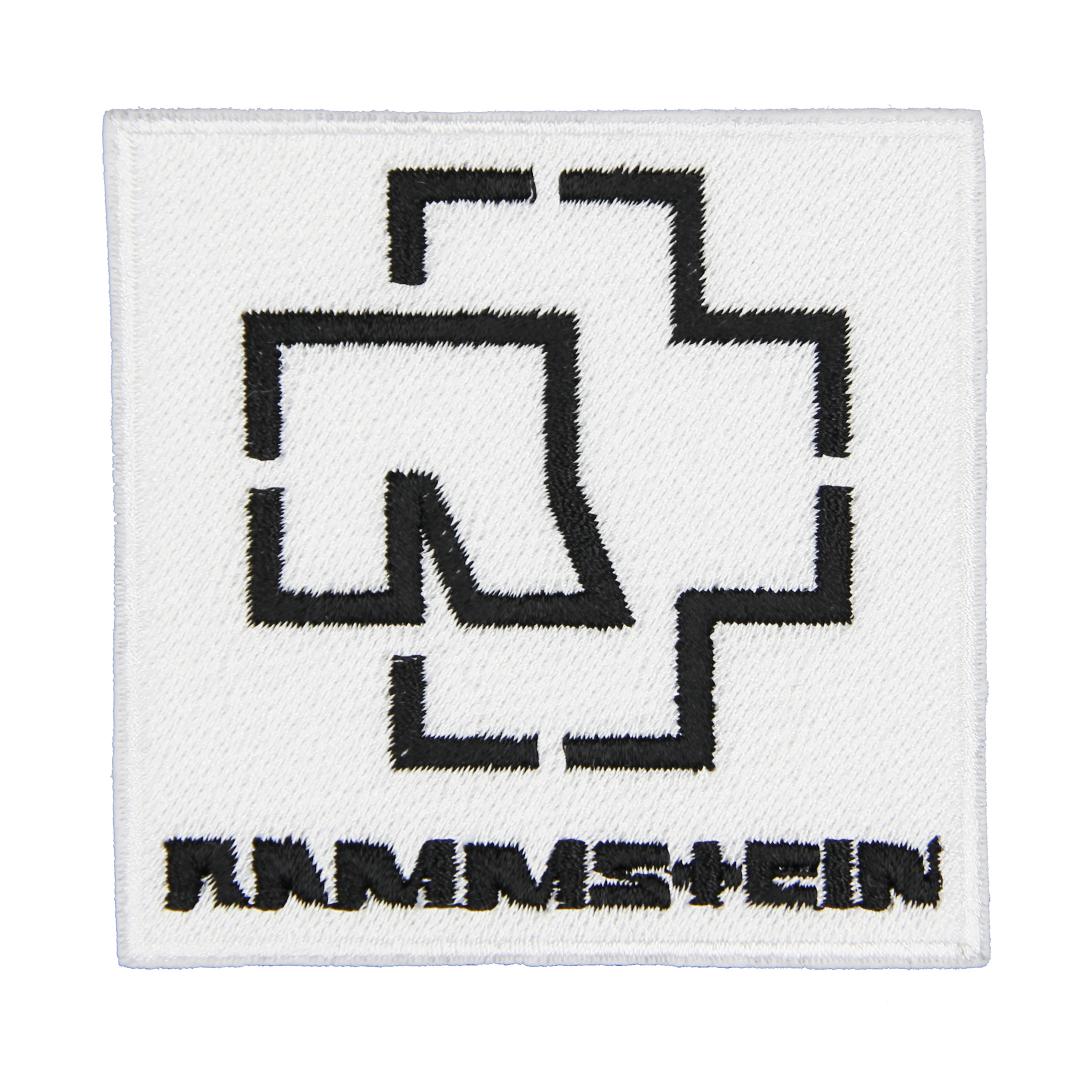 Нашивка, патч, шеврон "Rammstein" 70x70mm PTC201