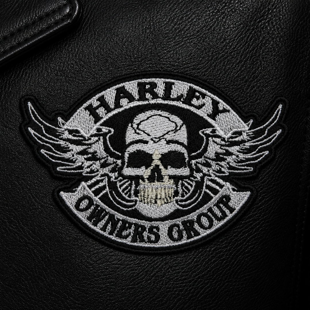 Нашивка, патч, шеврон "Harley Owners Group" 110x74mm PTC261