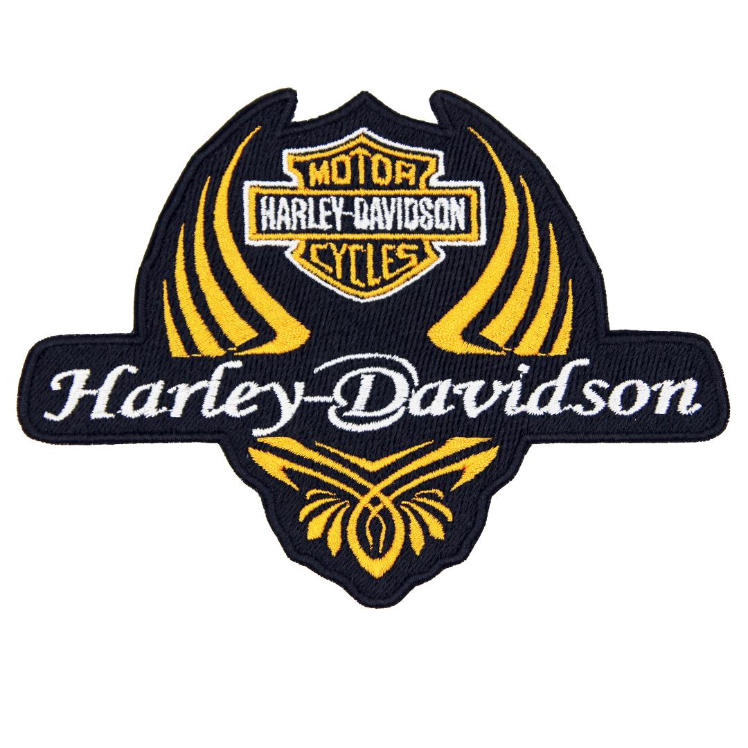 Нашивка, патч, шеврон "Harley Davidson" 145x106mm PTC267