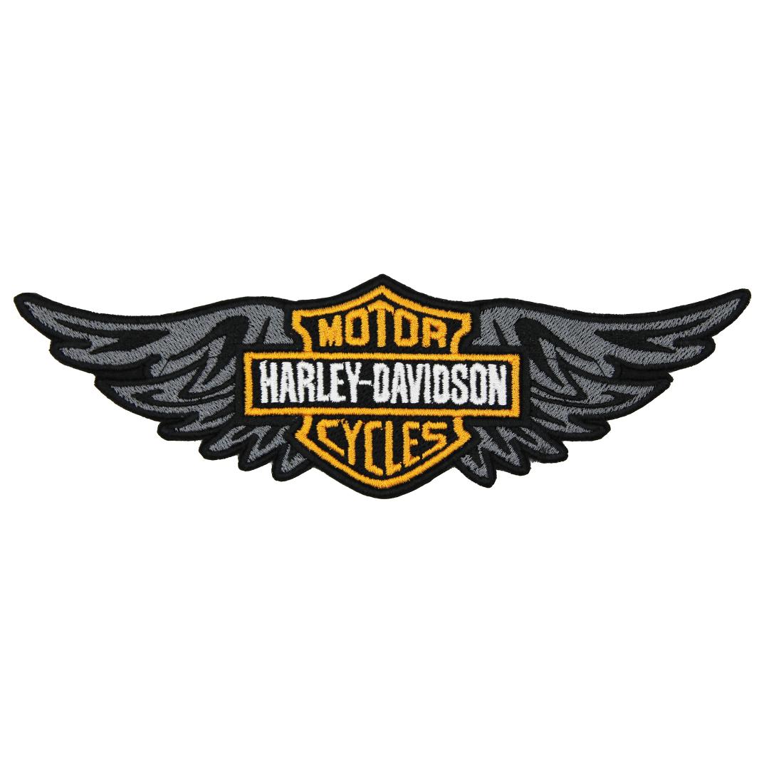 Нашивка, патч, шеврон "Harley Davidson. Крылья" 185x55mm PTC268