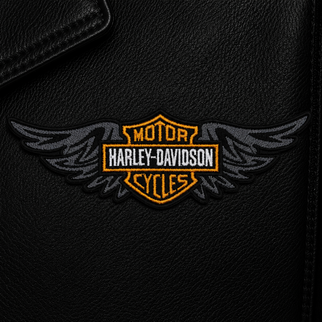 Нашивка, патч, шеврон "Harley Davidson. Крылья" 185x55mm PTC268