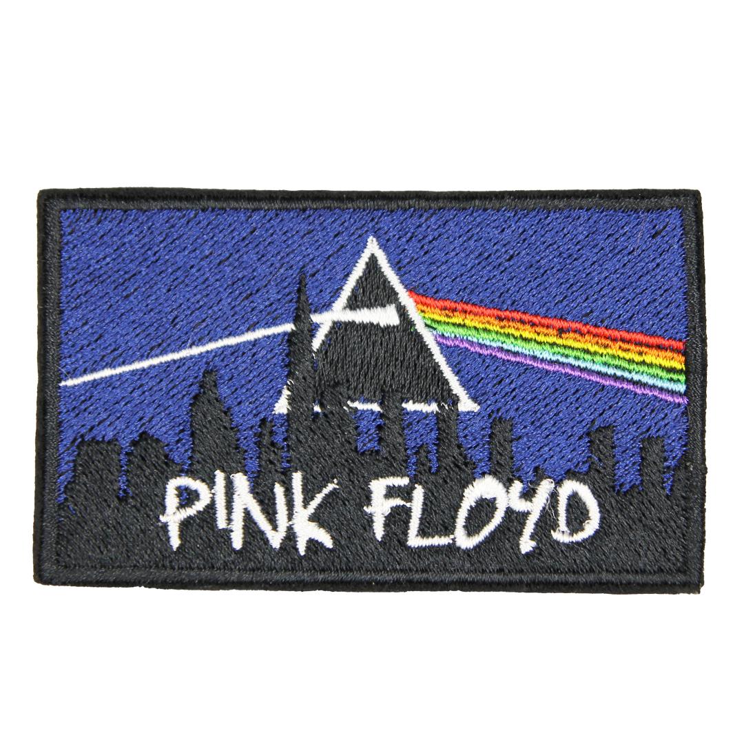 Нашивка, патч, шеврон "Pink Floyd" 75x45mm PTC300