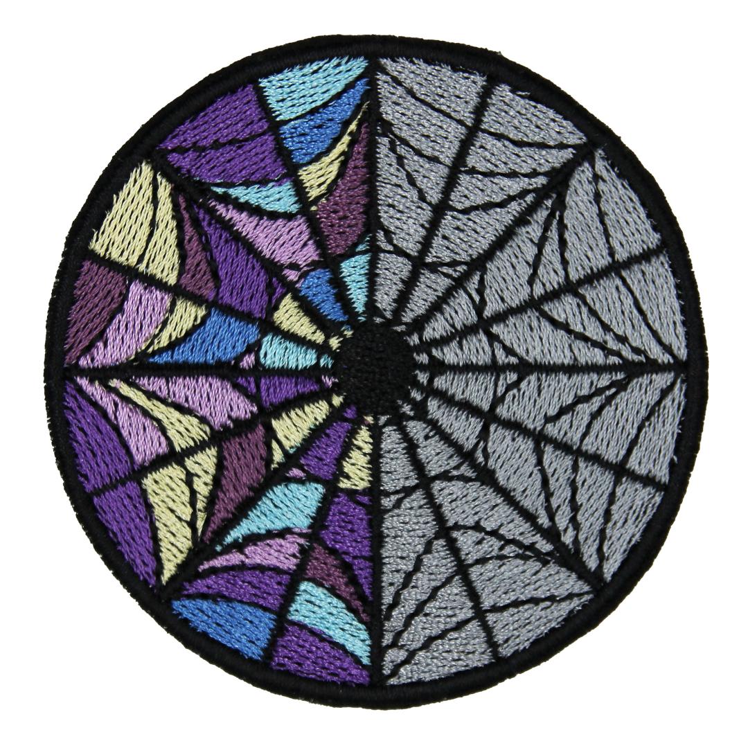 Нашивка, патч, шеврон "Wednesday Addams. Окно Невермор" 65x65mm PTC450