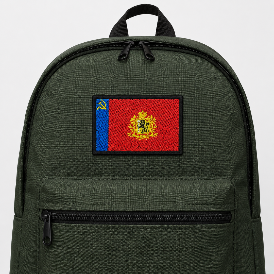 Нашивка, патч, шеврон "Флаг Владимирской области" 60x40mm PTC491