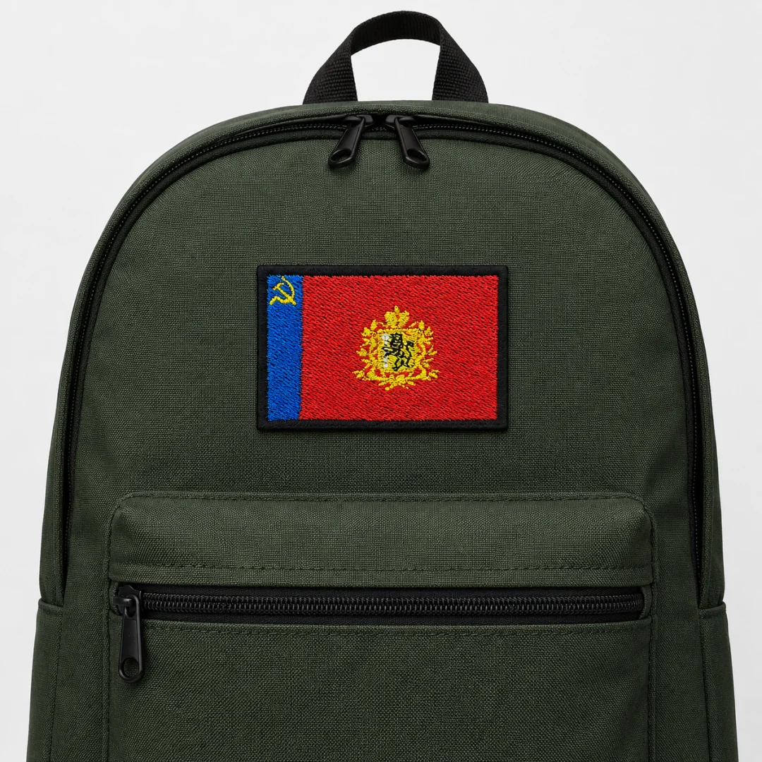 Нашивка, патч, шеврон "Флаг Владимирской области" 60x40mm PTC491