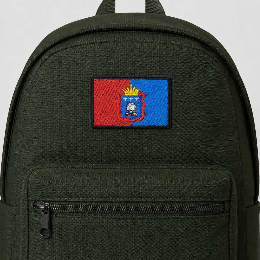 Нашивка, патч, шеврон "Флаг Тамбовской области" 60x40mm PTC536