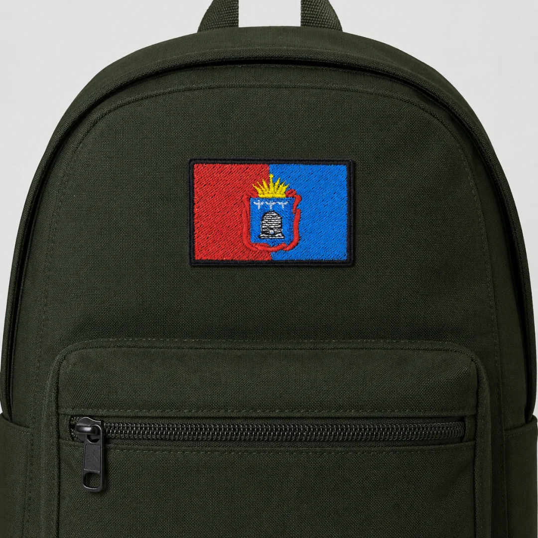 Нашивка, патч, шеврон "Флаг Тамбовской области" 60x40mm PTC536
