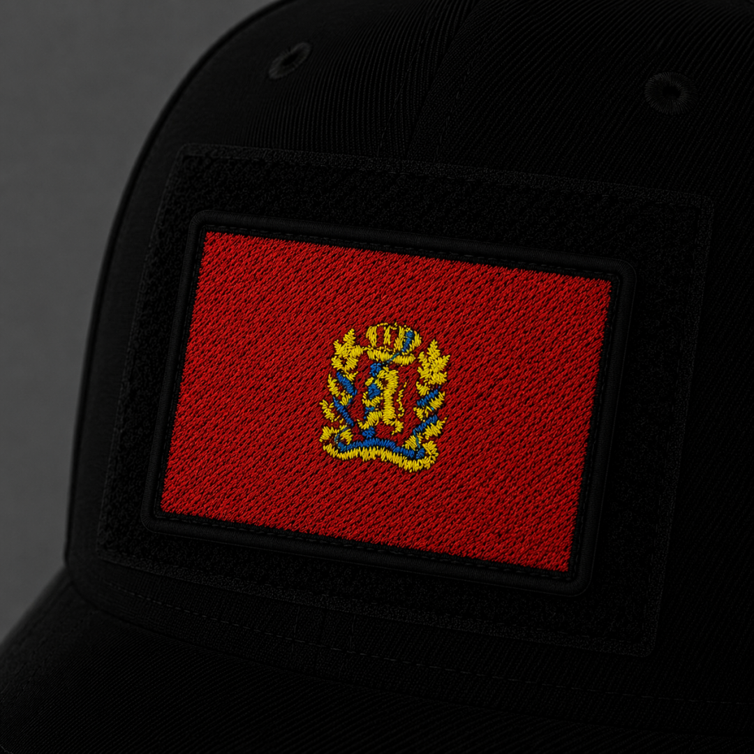 Нашивка, патч, шеврон на липучке "Флаг Красноярского Края" 70x45mm PTC560