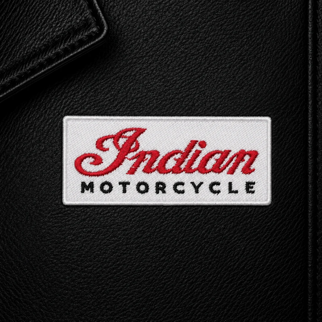 Нашивка, патч, шеврон "Indian Motorcycle" 80x35mm PTC820