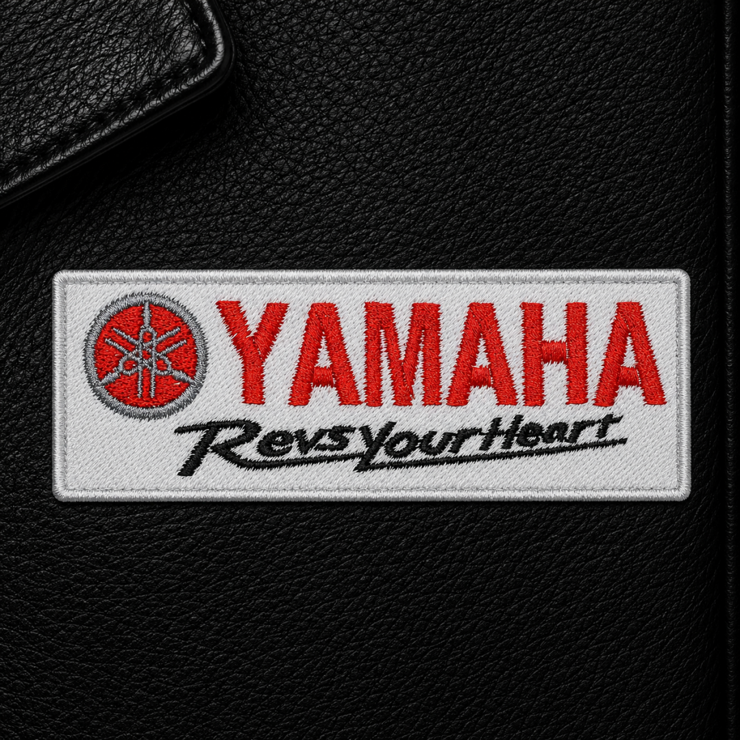 Нашивка, патч, шеврон "Yamaha" 100x35mm PTC823